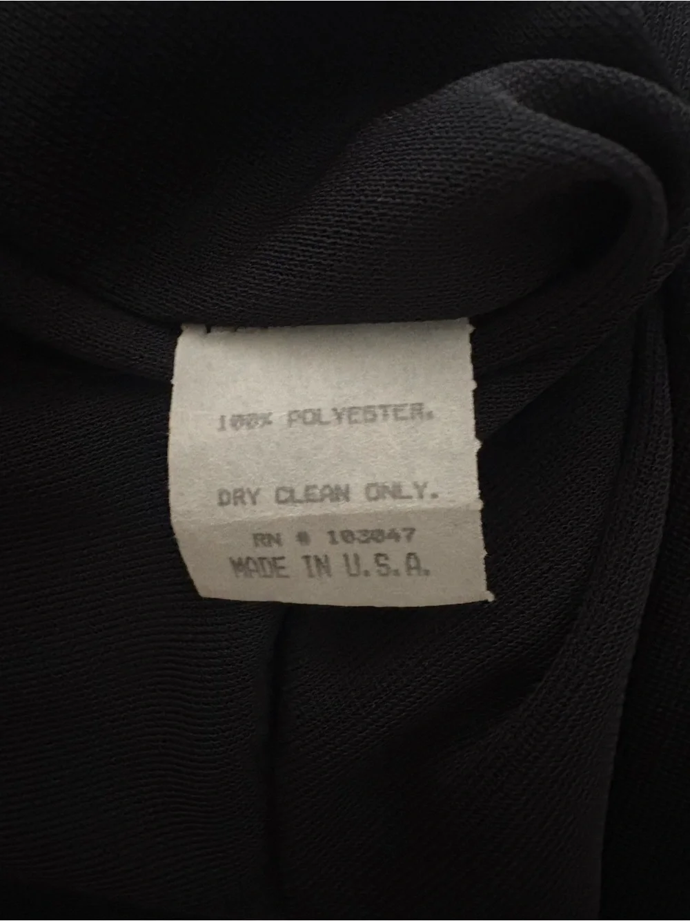 Origami black pleated